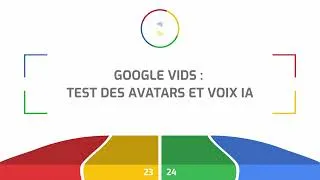 Miniature : Google Vids : test des avatars et Voix IA (nouveauté)