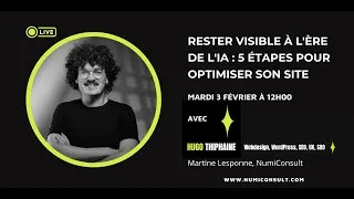 Miniature : 🎥 REPLAY – Rester visible à l’ère de l’IA : 5 étapes pour optimiser son site web