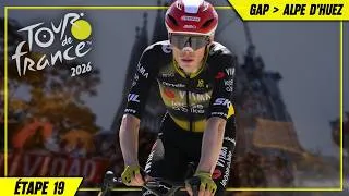 Miniature : TOUR DE FRANCE 2026 | ÉTAPE 19 | GAP ▸ ALPE D'HUEZ  (127,9 Km)