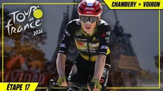 Miniature : TOUR DE FRANCE 2026 | ÉTAPE 17 | CHAMBÉRY ▸ VOIRON  (174,7 Km)
