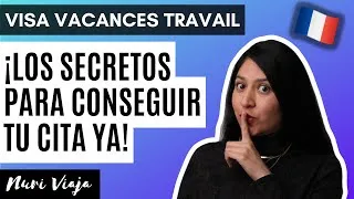 Miniature : 🇫🇷 Cómo conseguir tu CITA para la Visa Vacaciones y Trabajo Francia (TRUCOS QUE FUNCIONAN)