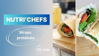 Miniature : Nutri'Chefs #8 : Wraps maison hyper-protéinés ! 🌯🌾