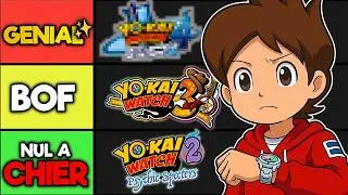Miniature : QUEL est LE MEILLEUR JEU YOKAI WATCH ? (Tier-list)
