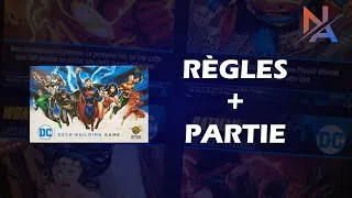 Miniature : On joue à DC Deck Building ! Règles et partie !