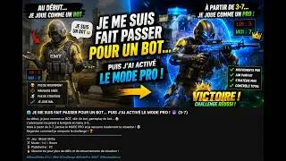 Miniature : JE ME SUIS FAIT PASSER POUR UN BOT… PUIS J’AI ACTIVÉ LE MODE PRO 😈🔥