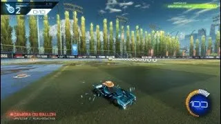 Miniature : Clip rocket league celing shot