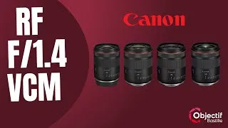 Miniature : Canon frappe fort : ces 4 nouvelles optiques F1.4 RF changent la donne !