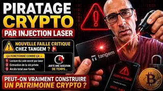 Miniature : Nouvelle faille de sécurité critique chez Tangem par injection laser