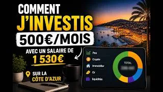 Miniature : Je gagne 1500€ de salaire et j'investis 500€ par mois ! Comment je fais?