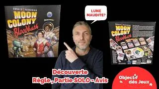 Miniature : Moon Colony Bloodbath - Comment jouer une partie solo avec vidéo règle du jeu de société.