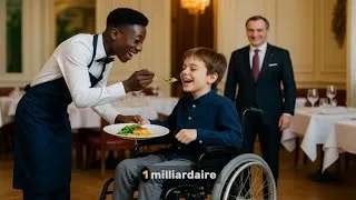 Miniature : Un milliardaire voir un serveur noir nourrir son fils handicapé