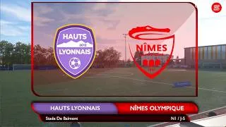 Miniature : Le résumé : HAUTS LYONNAIS - NÎMES OLYMPIQUE | LES TEMPS FORTS | NATIONAL 1