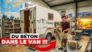 Miniature : Arnaque de l’ancien propriétaire ? Du béton dans le plancher du VAN !!!