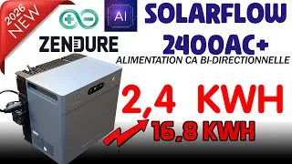Miniature : Faites des économies Zendure SolarFlow 2400 AC+ NOUVEAUTÉ 2026