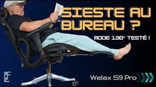 Miniature : Le Fauteuil de Bureau Ultime pour Travailler... et Dormir ! (Welax S9 Pro)