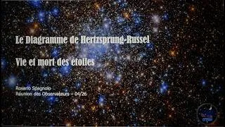 Miniature : Replay des Observateurs - Le diagramme de Hertzsprung Russell  (Avril 2026) Rosario Spagnolo