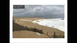 Miniature : CoastSnap Nouvelle-Aquitaine : évolution de la plage Santocha entre septembre 2023 et juillet 2024