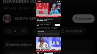 Miniature : Enregistrement GT Terminologie (Aly Sambou) 16 novembre 2023 sur Sud FM (Dakar)