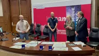 Miniature : REMISE PLAQUETTE CENTENAIRE CAMILLE FLAMMARION - 23.05.2026