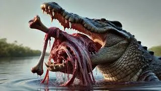 Miniature : Crocodile Marin : Le Prédateur Ultime des Océans 🐊