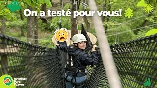 Miniature : J'ai testé l'Aventure Parc de Wavre 🌳 + le nouveau Space Jump !