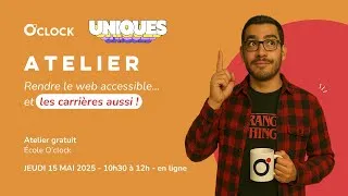 Miniature : Festival UNIQUES : Rendre le web accessible et les carrières aussi ! @Diversidays @FranceTravail