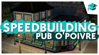 Miniature : Sims 4 à la fac 🎓📚 : Speedbuilding Pub O'Poivre 🍻