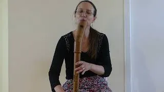Miniature : Zomina chant africain Flûte à bec basse Odile Luong