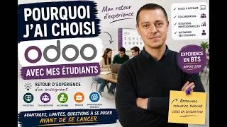 Miniature : Pourquoi j'ai choisi Odoo avec mes étudiants : retour d'expérience d'un enseignant