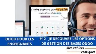 Miniature : Odoo pour les profs | L'essentiel sur les options de gestion du tableau de bord