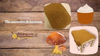 Miniature : Ma couverture de fainéante au crochet