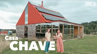 Miniature : Une maison contemporaine à partir du bois d’un ancien hangar au Chili