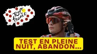 Miniature : Tests en pleine nuit puis abandon... Le cauchemar de Jonas Vingegaard !