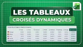 Miniature : Maîtriser les Tableaux Croisés Dynamiques | Tutoriel Complet