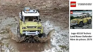 Miniature : LEGO Technic Land Rover Defender 42110 sur châssis Pirate booster T2M 4x4 RC