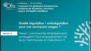 Miniature : SESSION 3 part 2 Fin ColloqueOfis2025