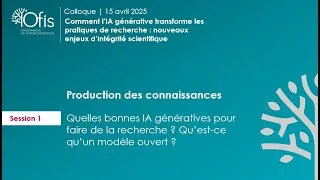 Miniature : SESSION 1 part 2 ColloqueOfis2025