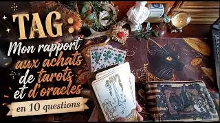 Miniature : #tag  10 questions✨ #MonRapportAuxAchatsDeTarotsEtOracles