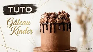 Miniature : 🍫Tutoriel Cake Design Kinder – Gâteau gourmand au chocolat 🍫