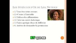 Miniature : Découvrez les 10 Règles d'Or de Lisa Nichols 🌟💪