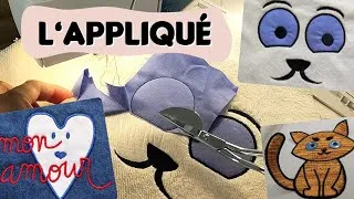 Miniature : Broder un Appliqué sur tissu éponge
