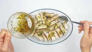 Miniature : Aubergines vapeur à la vietnamienne, marinade ail et ciboule, nước mắm au citron vert (cà tím hấp)