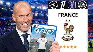 Miniature : J’ai mis l’Équipe de France de Zidane en LDC, L1 et Coupe de France !