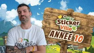 Miniature : Cozy Sticker Ville 🏡 : la partie complète (Année 10)