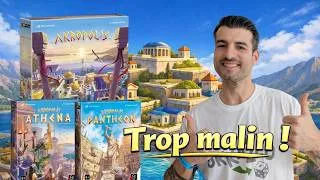 Miniature : Akropolis + Athéna + Panthéon : le classique du jeu de société… en coop ?!