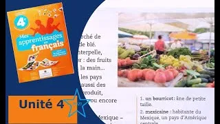 Miniature : Mes apprentissages en français 4AEP  Unité 4 page 121