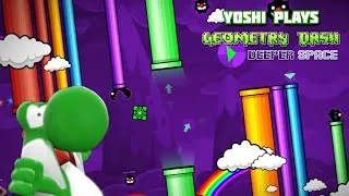 Miniature : Yoshi plays - GEOMETRY DASH: Deeper Space !!!