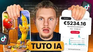 Miniature : Créer des Vidéos d'Histoires De Fruits Avec l'IA sur Tiktok pour gagner  +5234€/mois (Guide Complet)