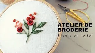 Miniature : Tutoriel de broderie ✨ Point de Rhodes, broder des fleurs en relief