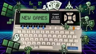 Miniature : Des nouveaux jeux pour le Canon X-07 !